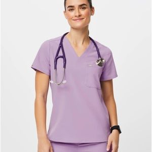 FIGS scrub top in Lavender Dew - discontinued color